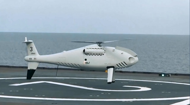 Schiebel’s CAMCOPTER S-100 VTOL UAV Completes Qualification Aboard French Navy Mistral-class LHD