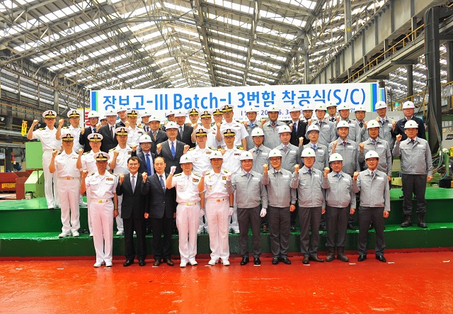 HHI ROK Navy Third KSS III Jangbogo III Batch I Submarine