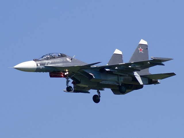 Russian Navy Baltic Fleet Received its First Su-30SM Fighters of 2017 