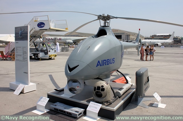 VSR700 VTOL UAV Airbus Helicopters DCNS French Navy Marine Nationale Paris Air Show 2017 1