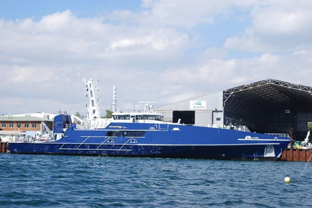 Austal Delivers Second Cape-class Patrol Boat to Royal Australian Navy