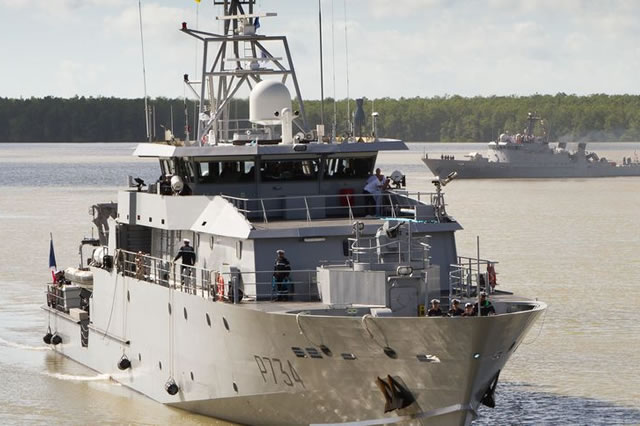 French Navy Guyana based Light Patrol Vessel PLG LaRésolue 1