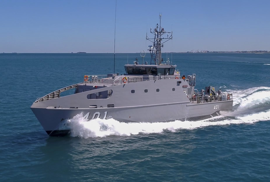 Austal Delivers First Guardian class Patrol Boat for Papua New Guinea