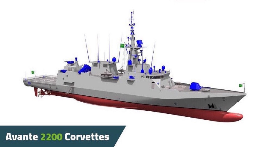 Navantia to build 5 Avante 2200 Corvettes for Royal Saudi Navy