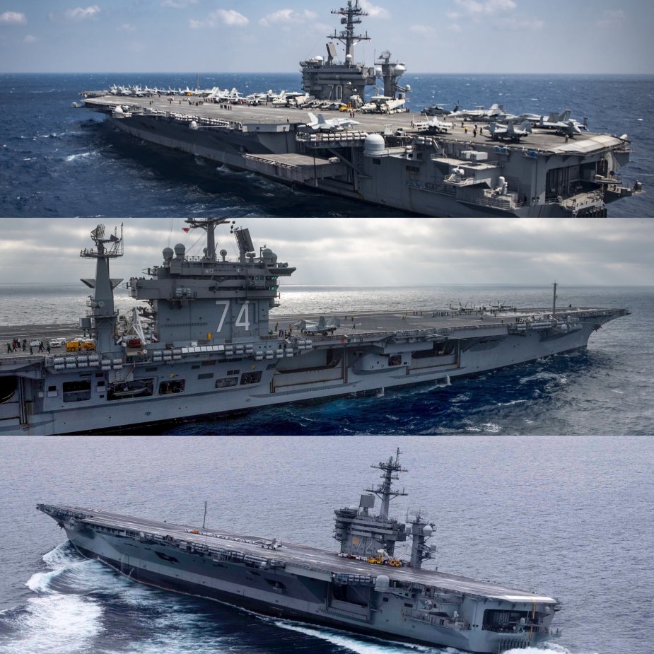 US Navy shifts homeports of 3 aircraft carriers Lincoln to San Diego Stennis to Norfolk Vinson to Bremerton