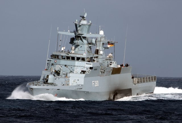 FSG Braunschweig class Corvette K130 German Navy Marine top