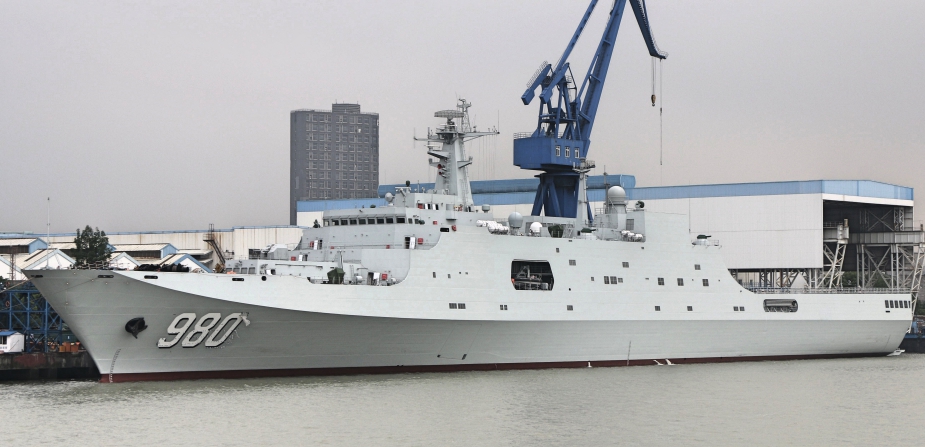 Chinas Fifth Type 071 LPD Longhushan Commissioned with the PLAN 2