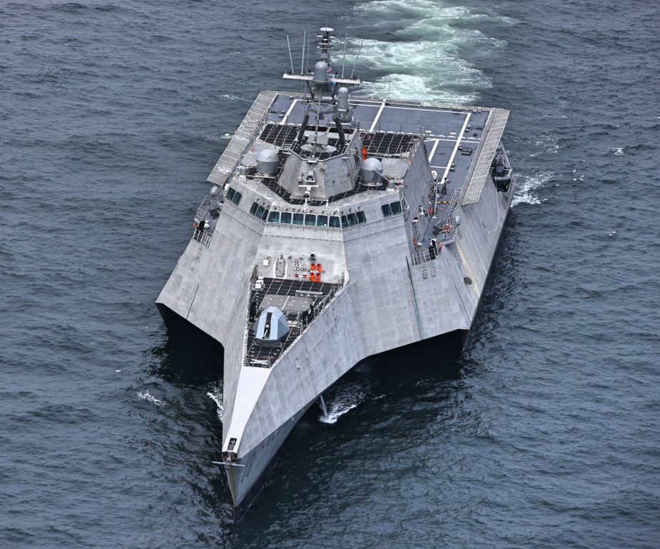 Future Littoral Combat Ship USS Charleston LCS 18 Delivered to U.S. Navy