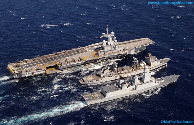 The french aircraft carrier Charles de Gaulle was deployed since March 22, 2011 as part of the military intervention put in place in accordance with UN resolution 1973. The Charles de Gaulle left the operation and should rally its base of Toulon, on August 12.