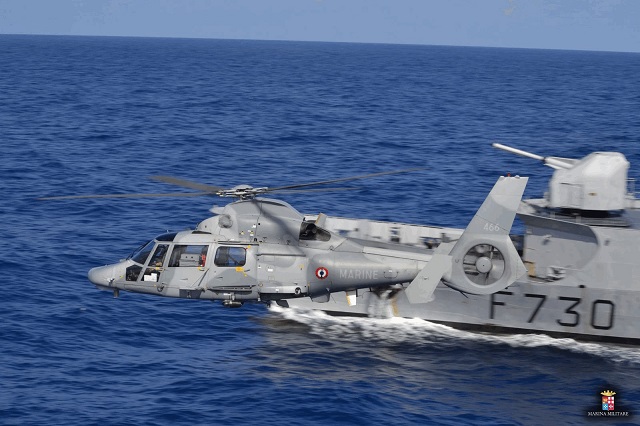 Deployed since October 2015 in the Indian Ocean as EU counter-piracy Operation Atalanta flagship, in recent days ITS Carabiniere conducted a joint exercise with French frigate FS Floreal. The exercise, held in international waters, was aimed at enhancing units’ interoperability and operational effectiveness, in order to ensure safer shipping lanes across these equatorial seas which are constantly threatened by piracy.
