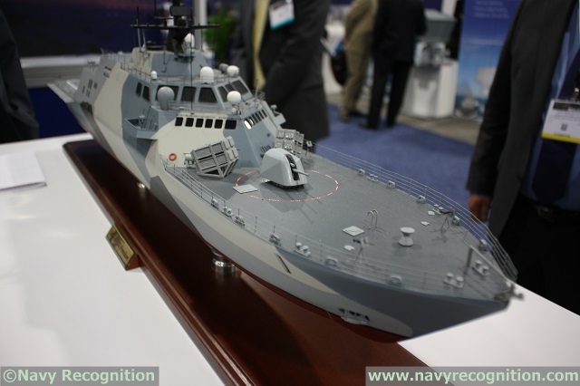 At the Navy League’s 2015 Sea-Air-Space Exposition which was held last week near Washington DC, Kongsberg was showcasing some new Freedom class and Independence class LCS models fitted with eight Naval Strike Missiles (NSM) each. These two models illustrate Kongsberg's "Bolt On" solution to the US Navy new need of an Over The Horizon (OTH) Anti-Ship Missile (ASM) for the LCS/Frigate Surface Warfare Mission Package.