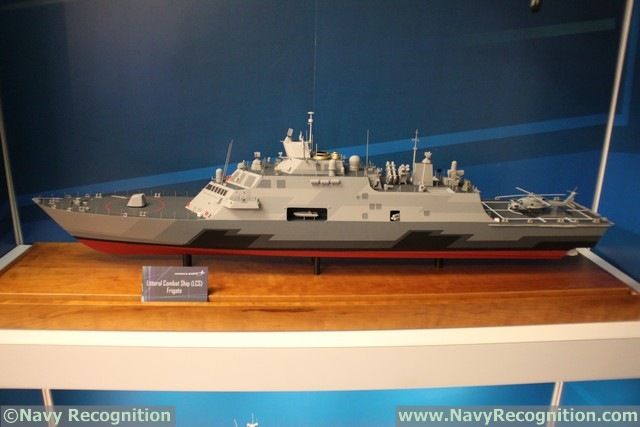 At the Surface Navy Association's (SNA) National Symposium currently held near Washington DC, Lockheed Martin is showcasing for the first time a scale model representative of the MMSC (Multi-Mission Surface Combatant) being offered to the Royal Saudi Navy as part of a modernization program of the Saudi navy's eastern fleet called SNEP II (Saudi Naval Expansion Program)
