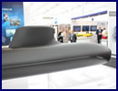 At PACIFIC 2015, the international maritime exposition held recently in Sydney, DCNS was showcasing for the first time a scale model of its proposal for the Australian SEA1000 submarine design and procurement program. Based on the French Navy Barracuda SSN currently in final stage of construction, the Shorfin Barracuda is 3 meters shorter (94 meters) and 200 tons lighter (4,500 tons).