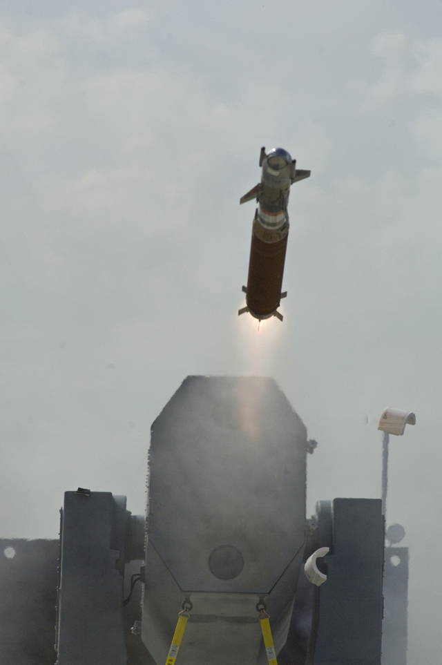 PARIS, (Oct. 22, 2012) — Raytheon Company’s Rolling Airframe Missile Block 2 successfully completed its third guided test vehicle flight, further demonstrating the system’s upgraded kinematic performance, guidance system and airframe capabilities. The test also verified the use of RAM production-representative hardware. 