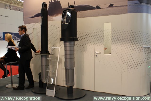 OMS 110 and OMS 200 presented together at Airbus DS Optronics's booth at EURONAVAL 2014