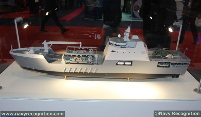 The 24th Euronaval exhibition, world greatest Naval Defence & Maritime Exhibition & Conference, was chosen by Dutch manufacturer Damen Shipyards to officially increase its Landing Ship Transport vessels range by showcasing the new mid-size LST100.