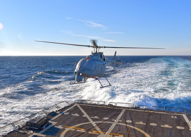 Euronaval 2016 Leonardo to fit its Osprey AESA radar on US Navy MQ 8C UAV 640 001