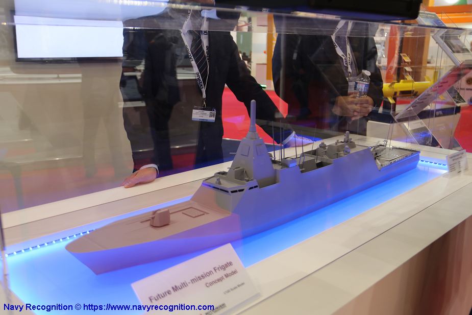 Mitsubishi from Japan new concept of Future Multi Mission Frigate Euronaval 2018 925 001