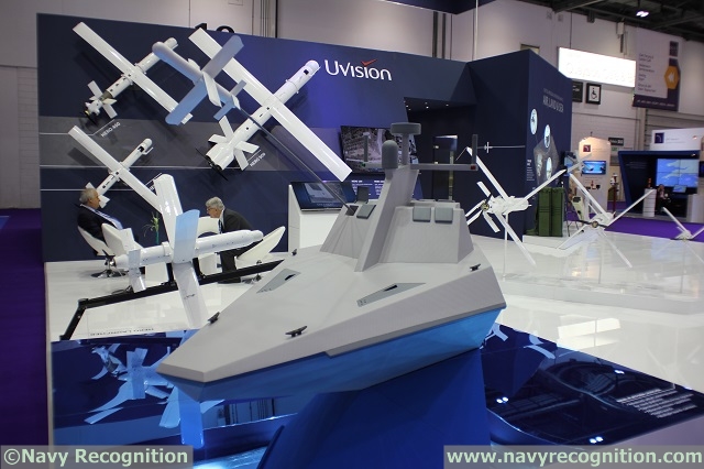 During DSEI 2015 which took place in London from 15-18 September, Isralie company UVision displayed for the first time the maritime capabilities of its HERO Lethal Loitering system on an NPL. In addition to the NPL on display, the company also exhibited the entire HERO family of 6 systems, as well as a Vehicle Platform Launcher demonstrating the HERO-30's integration capabilities with land platforms. 