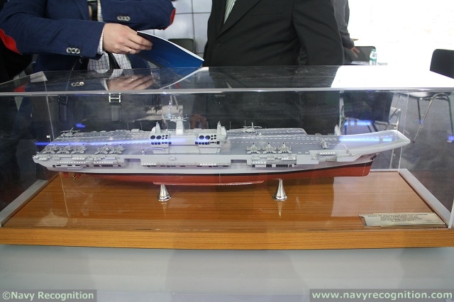 During Defexpo India 2014 held New Delhi, from February 6 to 9, 2014 Navy Recognition received some updates on the Indigenous Aircraft Carrier program from Cochin Shipyard representatives.