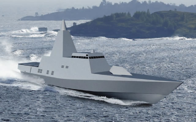 Based on the Swedish Navy Visby class (and not MEKO) the FLEXpatrol revolves around the GHOST system (Genuine, Holistic, Stealth) which aims at reducing all emissions from the ship (radar, acoustic, infra-red, and electromagnetic). Just like with the Visby class, one of the main requirements with FLEXpatrol is stealth. However, while Visby class ships are very customized and dedicated ship per request from the Swedish Navy, the FLEXpatrol other focus is versatility: It clearly is a multi-role vessel capable of carrying modular mission modules in order to conduct very different and very dedicated missions.