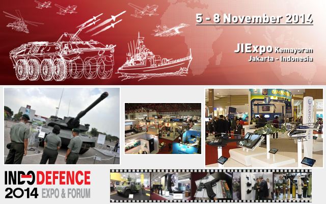 Get set for Indonesia’s Premiere International Tri-Service Defence Expo & Forum – INDO DEFENCE 2014 from 5 - 8 November 2014 at the Jakarta International Expo (PRJ) Kemayoran, Jakarta-Indonesia. Hosted by Ministry of Defence, INDO DEFENCE 2014 Expo & Forum is recognized by the industry as the indispensable place to be, to learn, to network and to do business.