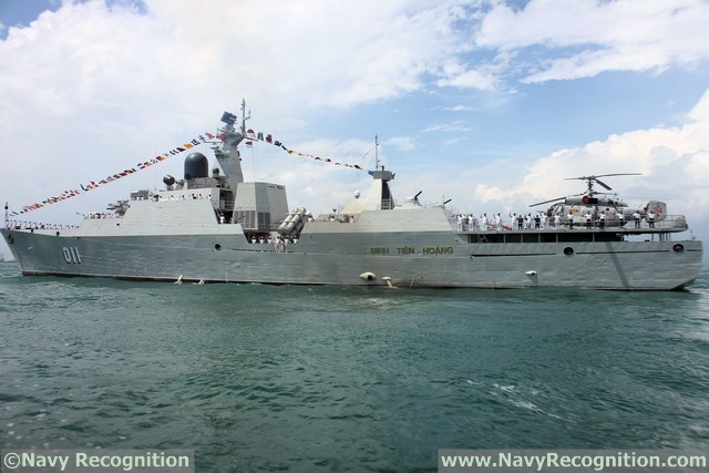 Gepard-5.1 Frigate VPNS Dinh Tien Hoang of the Vietnam's People Navy during the Republic of Singapore Navy International Maritime Review (IMR) on 15 May 2017
