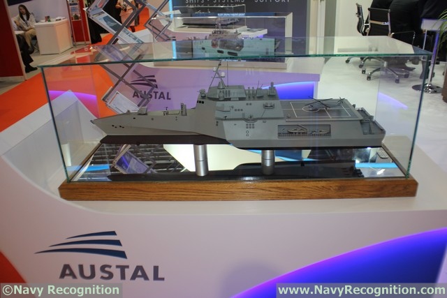 Austal is also featuring its LCS based Frigate design at IMDEX