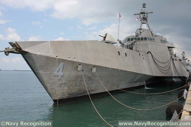 The Austal-built Independence-variant littoral combat ship USS Coronado (LCS 4)