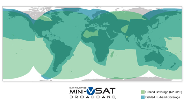 New, fully global C-band overlay to mini-VSAT Broadband network will allow new TracPhone V11 antenna to deliver seamless worldwide broadband service