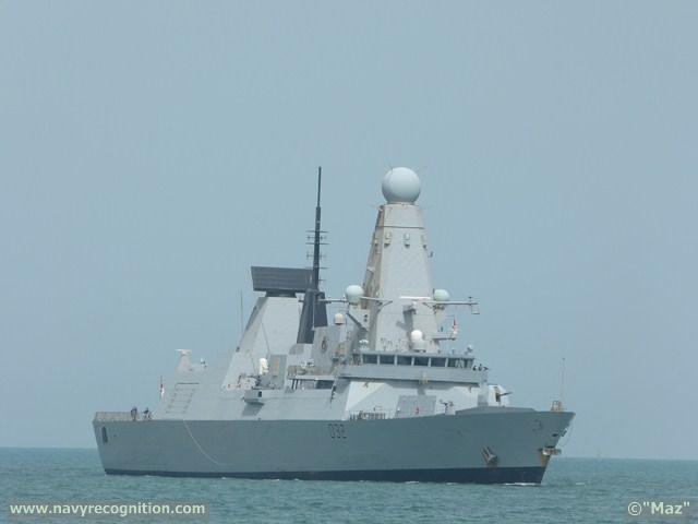 HMS Daring, the first of the Royal Navy's (RN’s) Type 45 destroyers, Arrived at DIMDEX (Doha International Maritime Defence Exhibition & Conference), showcasing her state-of the-art technology, including the new, fully digital, radar electronic support measures (RESM) system supplied by Thales UK.