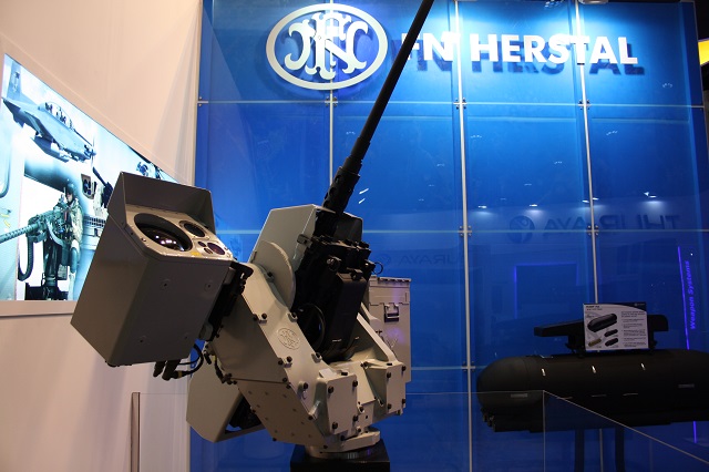 At IDEX 2015 exhibition in Abu Dhabi, Belgian company FN Herstal is showcasing the new Sea deFNder® Remote Weapon Station (RWS). This is the third model in the deFNder® range, produced by world’s leading firearms manufacturer, FN Herstal. Engineered for use by naval forces and coastguards, it follows the innovative deFNder® Light and the deFNder® Medium into global service. 