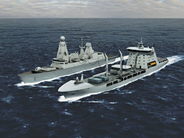 Two Korean shipbuilders and one from Italy have been listed among the three finalists for the Royal Navy's project to purchase logistics support vessels (MARS program - Military Afloat Reach and Sustainability), the Korean state procurement agency said Thursday.