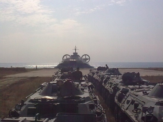 Fresh pictures of a Zubr class air-cushioned landing craft bound for China have emerged. The pictures show the LCAC during its builder trials in Ukraine before its delivery to the Chinese Navy.