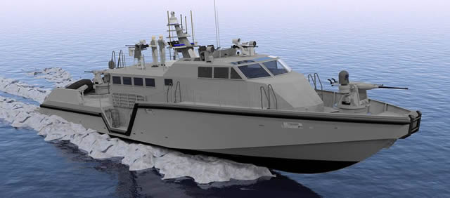 The new class of coastal command patrol boats is based on the future US Navy Mark VI patrol boat currently being built by Safe Boats International. 5 MK VI boats have been ordered by the US Navy.