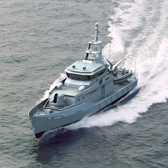 In the first week of August the Mexican Navy (Secretaria de Marina) and Damen Shipyards Group signed a contract for a fourth Damen Stan Patrol 4207. The Dutch ship design and shipbuilding company will supply the Mexican Navy with the design and material package with which ASTIMAR 1 (the Mexican Navy yard in Tampico) will build the patrol vessel. In addition, Damen will assist ASTIMAR 1 with technical support in order to optimize the delivery time and quality of the vessel. 