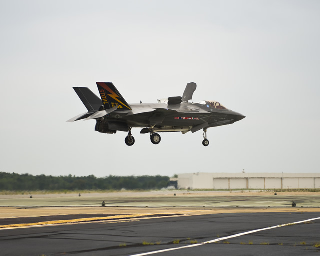 The Lockheed Martin F-35B short takeoff/vertical landing (STOVL) aircraft completed its 500th vertical landing August 3. BF-1, the aircraft which completed this achievement, also accomplished the variant’s first vertical landing in March 2010 at Naval Air Station Patuxent River, Md.