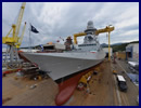 Today Riva Trigoso (Genoa) shipyard celebrated the launch of the frigate “Carlo Margottini”, the third of a series of Fremm vessels - Multi Mission European Frigates - ordered from Fincantieri by the Italian Navy within the framework of an Italo-French program of cooperation. 