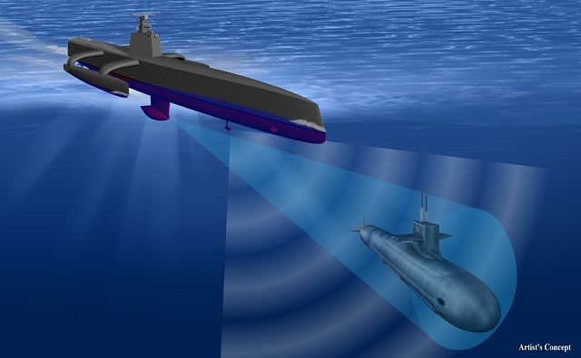 Raytheon Company has completed delivery of its latest Modular Scalable Sonar System (MS3), the fifth-generation hull-mounted sonar system, for the Defense Advanced Research Projects Agency (DARPA)'s Anti-Submarine Warfare Continuous TrailUnmanned Vessel (ACTUV) program. The delivery is a culmination of efforts under a subcontract from Leidos, Inc., whose prototype trimaran is designed to serve as the program's unmanned vehicle.