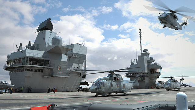 The Aircraft Carrier Alliance has today released new computer generated images showing in detail what the two ships will look like when fully operational. The new pictures have been developed by designers at the Aircraft Carrier Alliance and show the Queen Elizabeth Class ships – HMS Queen Elizabeth and HMS Prince of Wales - as they will look when in-service, complete with helicopters and the F-35B Joint Strike Fighter.