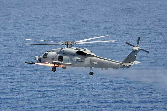 The Royal Australian Navy’s newest maritime combat helicopter, the MH-60R Seahawk ‘Romeo’, has successfully fired its first ‘Hellfire’ missile in the United States. The AGM-114 Hellfire air-to-surface missile was fired by Navy’s 725 Squadron from aircraft currently deployed to the United States Navy’s Atlantic Undersea Test and Evaluation Centre off the Florida coast. 