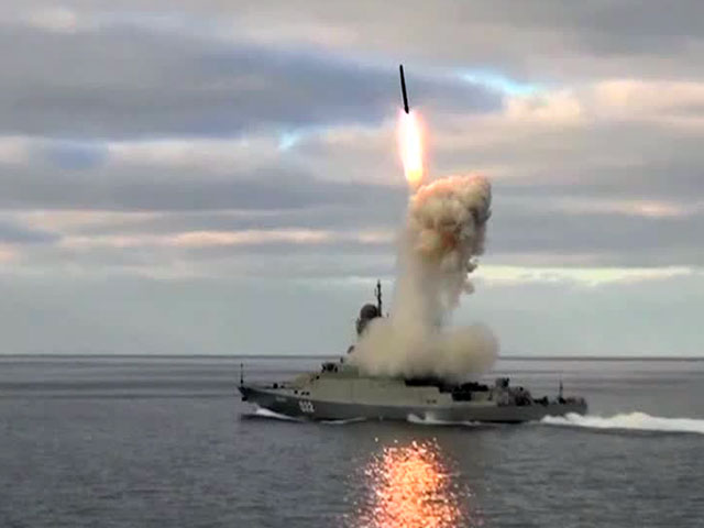 On June 7, 2014, TV channel "Russia-24" covered Russian Navy Caspian Flotilla maneuvers, including a firing test of a vertically launched 3M-54 Klub (Nato designation SS-N-27 Sizzler) anti-ship missile from the Buyan-M corvette (Project 21631) "Uglich".