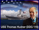 On November 16, General Dynamics Bath Iron Works held a keel-laying ceremony for the Thomas Hudner (DDG 116), the company’s 36th Arleigh Burke-class guided-missile destroyer. The ship is named for Captain Thomas Hudner Jr., U.S. Navy (ret.), a Korean War aviator and Medal of Honor recipient.