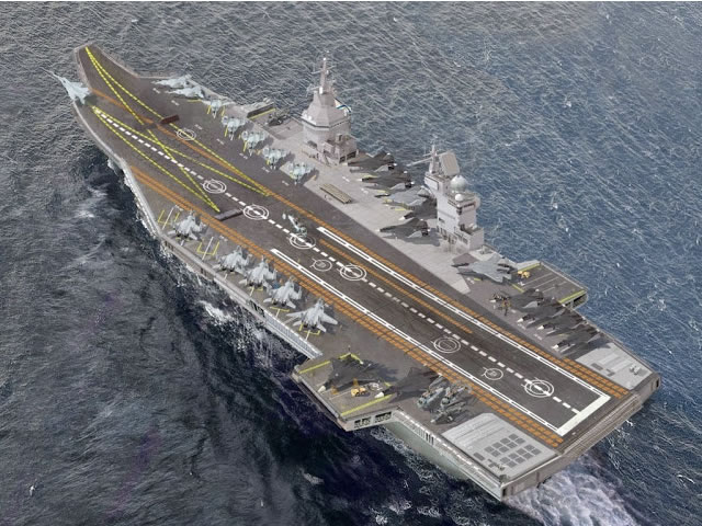 A source in the Indian Navy confirmed that Russia has offered India the joint construction of a nuclear-powered aircraft carrier.