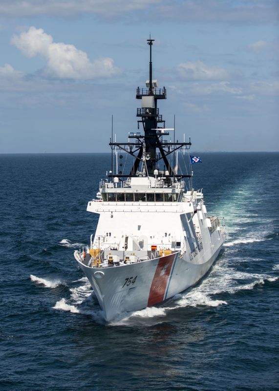 Huntington Ingalls Industries' Ingalls Shipbuilding division delivered the National Security Cutter James (WMSL 754) to the U.S. Coast Guard today. In mid-July the ship will sail to her Aug. 8 commissioning site in Boston.