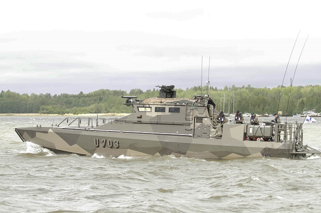 The multipurpose and fast Jehu class represents the newest capacity of the Navy. The ships can be used for troop transports, medical and evacuation tasks, landing, sea surveillance and escorting tasks, as well as for battle and battle support missions. The Jehu boats can be used both in the archipelago and coastal areas and on the high seas.