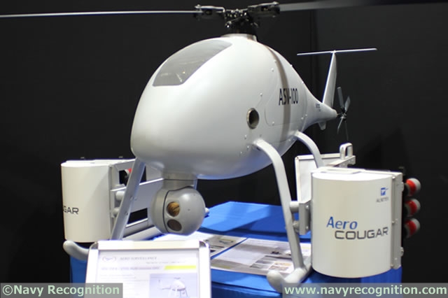 Aero Surveillance unveiled at MILIPOL 2015 a new Multi purpose Payload Launcher (MPL 30) on its line of VTOL Unmanned Aircraft Vehicles. The MPL 30 system can be adapted on ASV 100 or ASW 150 to fire several types of payloads in collaboration with Etienne Lacroix Group. Navy Recognition learned during the event that the two French companies are working on a variant to protect surface vessels.