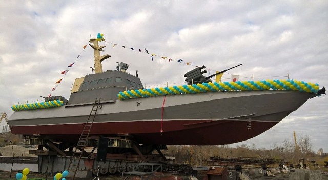 UKROBORONPROM State Enterprise “SpetsTehnoEksport” provides a supply of European production protective systems for small armored artillery boat "Gurza-M", ordered by the Ministry of Defense of Ukraine, is produced by the plant "Leninska kuznya". This kitting provides efficient reflection of the enemy attacks and will protect the vessel. In future, exporters are planning to supply these systems for the construction of series of small armored artillery boats.