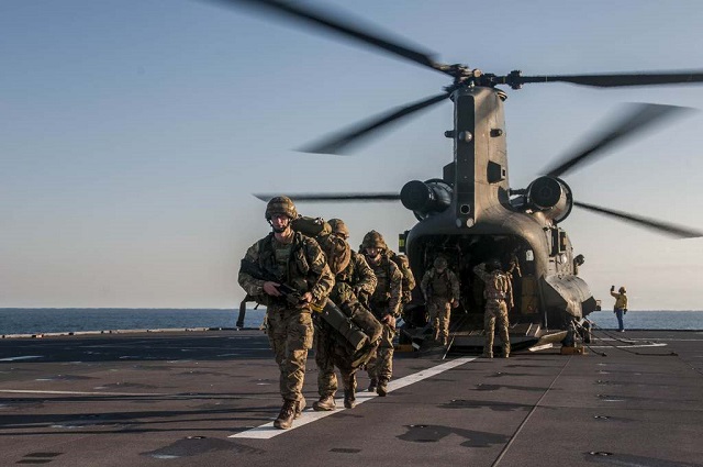 A dozen helicopters and 250 Royal Marines helped evacuate people from a ‘war-torn’ Mediterranean island – a major test of the British and French military to work side-by-side. For the past week, more than 2,000 British and French sailors, soldiers, airmen and marines have been engaged on Exercise Corsican Lion, played out on and off the north and south coasts of the island.