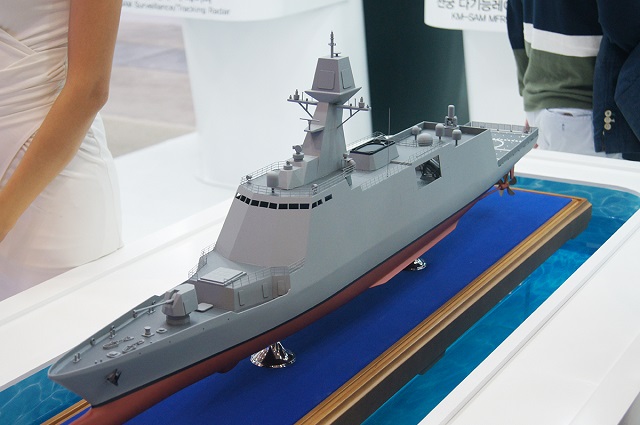 During the Marine Week 2015 exhibition which was held October 20 - 23 in Busan, South Korea, Hanwha Thales unveiled for the first time the Integrated Mast (I-MAST) system currently in development for the future third batch FFX frigate of the Republic of Korea Navy (ROK Navy).